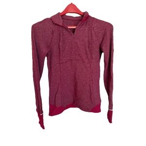 Lululemon‎ Jacket  Women 8 Runderful Pique Half Zip Pullover Running Thumbholes